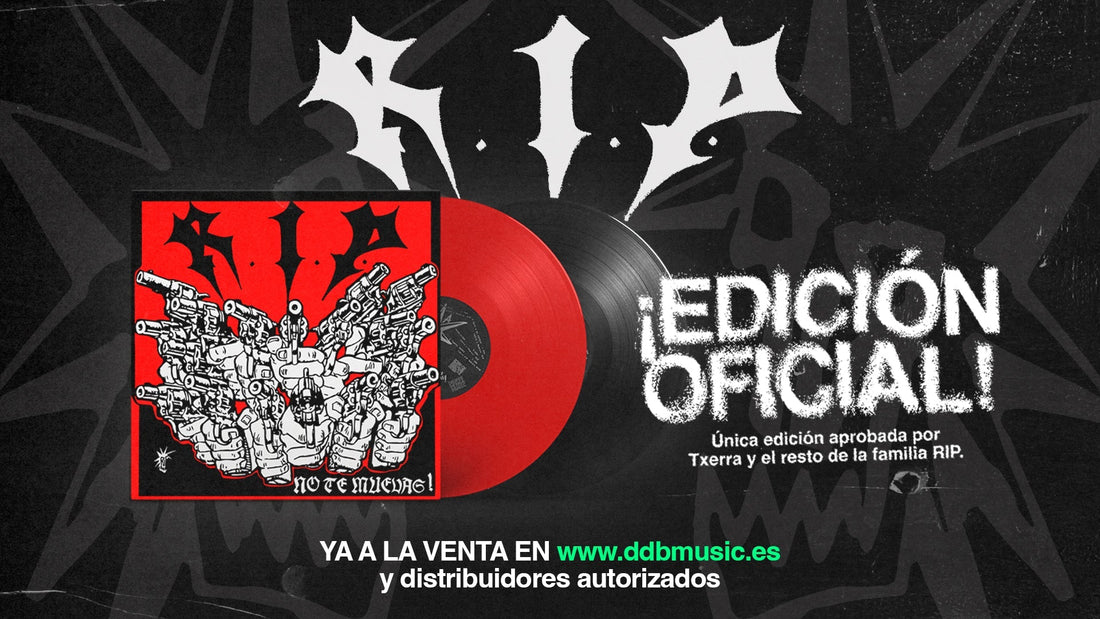 ¡Ya a la venta la 1º edición oficial del vinilo de "No te Muevas!" de RIP!